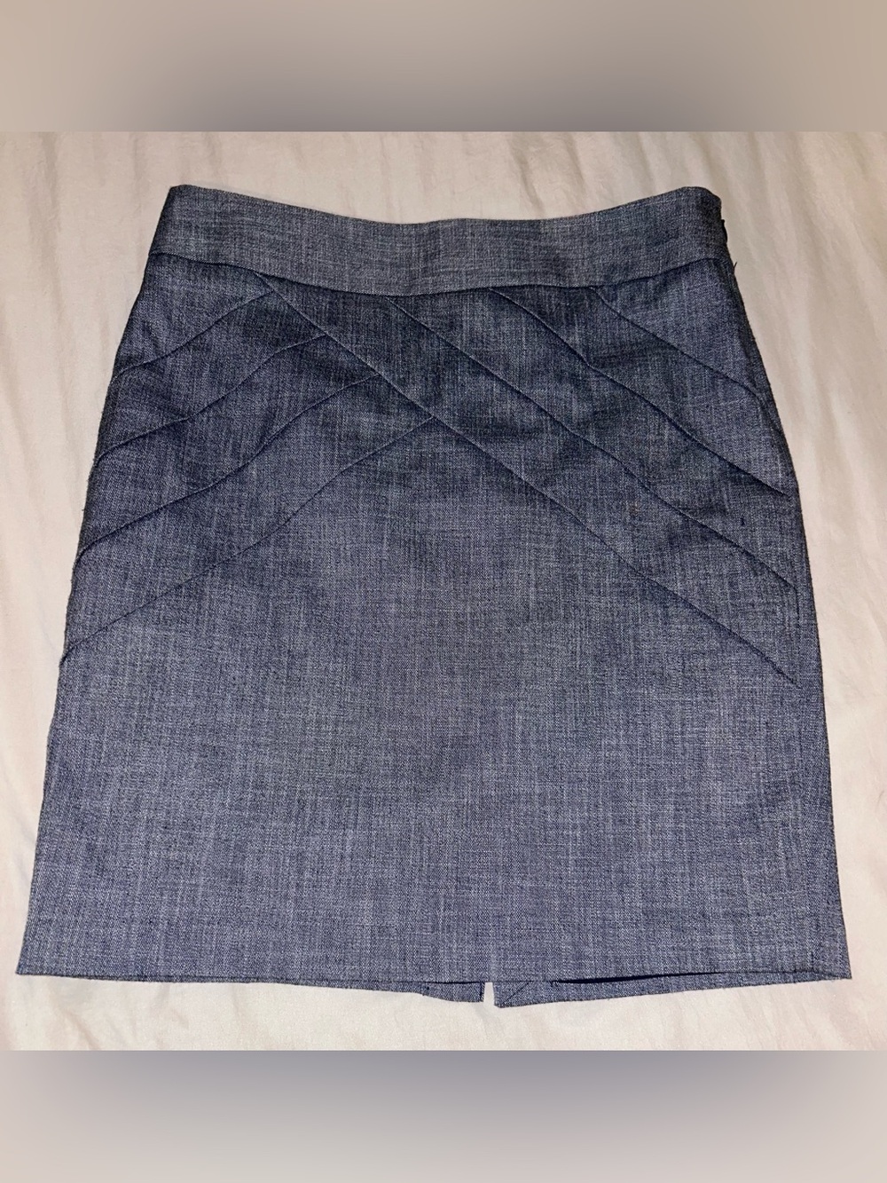 The Limited Y2K Charcoal Gray Fitted Skirt 90s Business